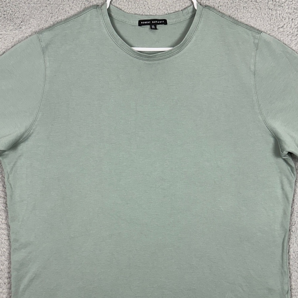 Robert Barakett Pima Cotton T-Shirt Mens 2XL Sage Green The Barakett Tee Casual